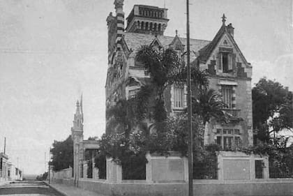 Una foto histórica del palacio