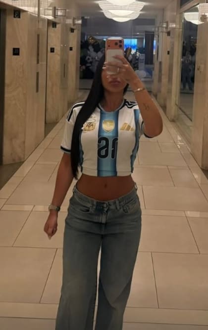 Anto, la esposa de Thiago Almada. Se casaron el 23 de diciembre de 2024