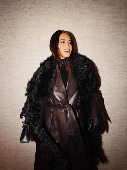 Anto Roccuzzo causó furor con su look para una noche en Broadway (Foto: Instagram @antonelaroccuzzo)