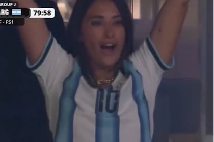 Anto Roccuzzo celebró a lo grande el gol de Messi