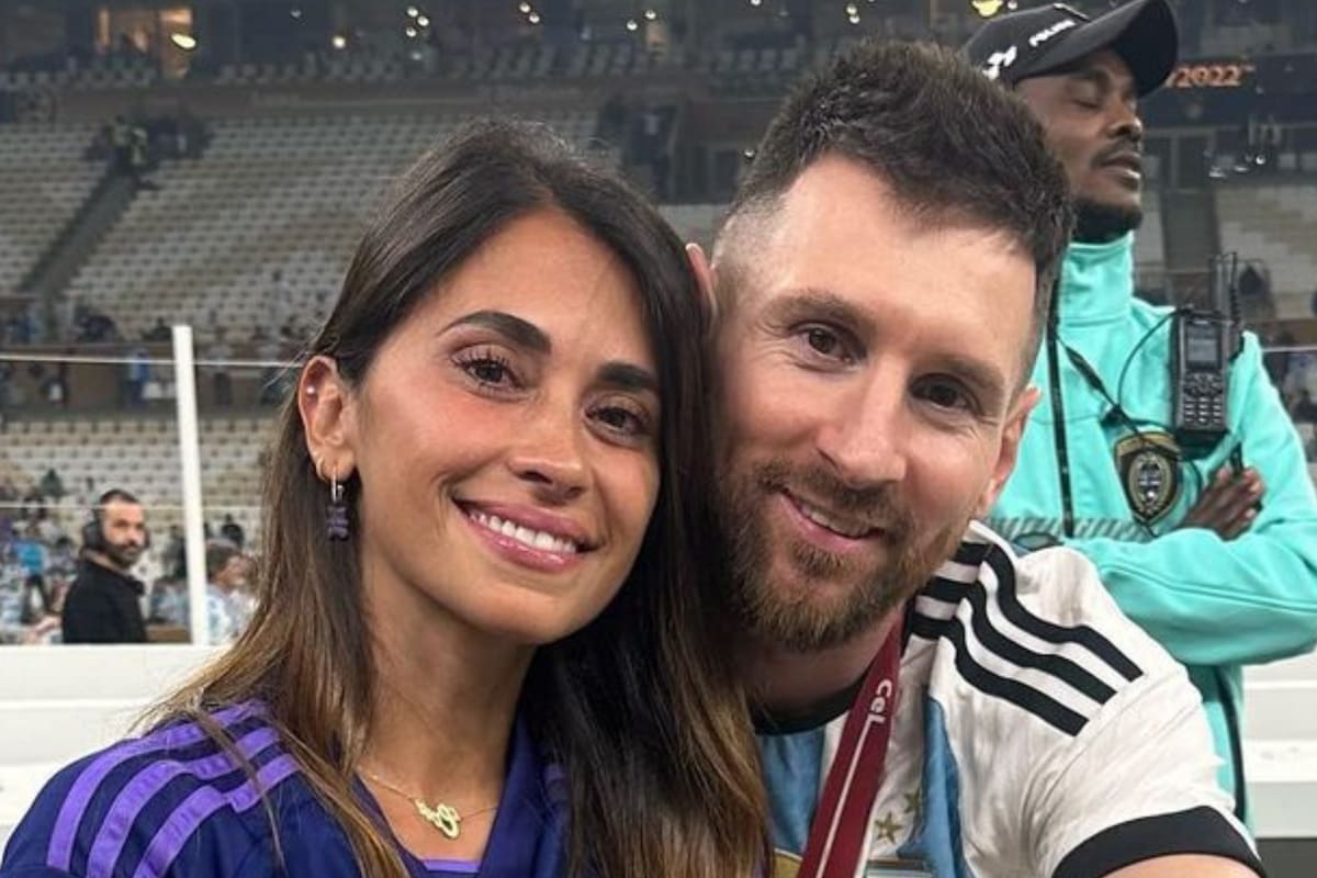 Anto Roccuzzo celebró en Instagram el segundo aniversario de la Copa del Mundo que levantó Leo Messi con la selección argentina (Foto: Instagram @antonelaroccuzzo)