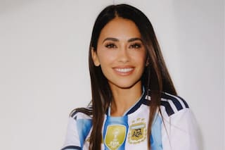 El mensaje de Anto Roccuzzo tras la victoria ante Argelia y la tierna reacción de Messi