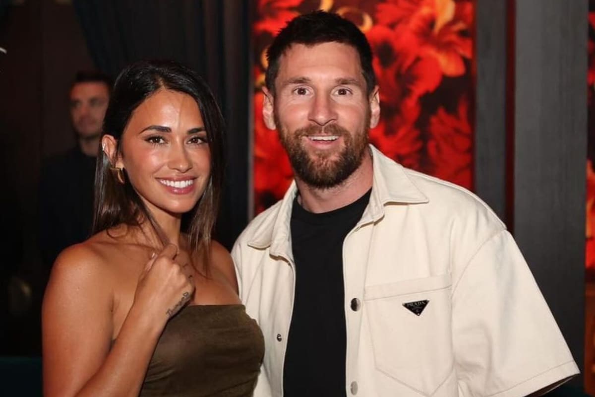 Anto Roccuzzo celebró su cumpleaños y contó con un invitado de lujo junto a Leo Messi