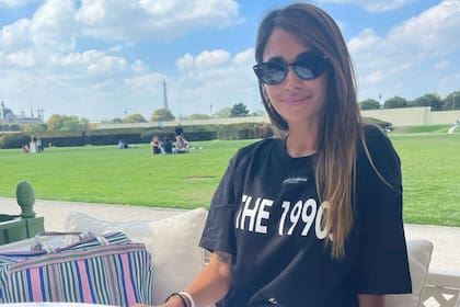 Anto Roccuzzo compartió en sus redes las imágenes de un mural que le hicieron a Messi