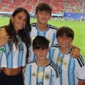 Anto Roccuzzo volvió a utilizar la camiseta que ya es cábala y le dejó un mensaje a Messi