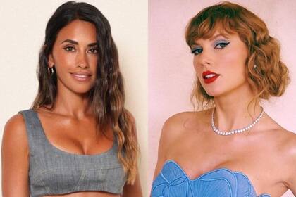 Anto Roccuzzo fue a ver el show de Taylor Swift en Miami (Foto: Instagram @antonelaroccuzo / @taylorswift)