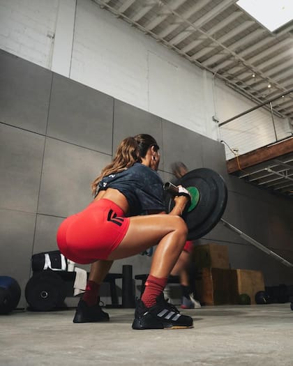 Anto Roccuzzo se mostró en el gimnasio