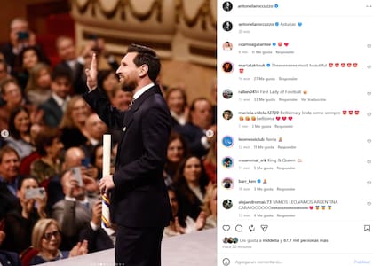 Anto Roccuzzo se puso a recapitular su paso por Asturias con Leo Messi justo antes de la gala del Balón de Oro