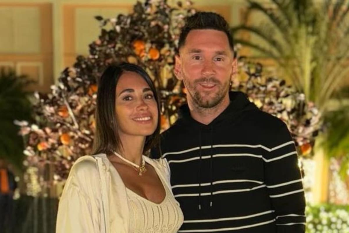 Anto Roccuzzo y Leo Messi compartieron una cita romántica y se robaron todas las miradas con sus elegantes looks (Foto: Instagram @leomessi)