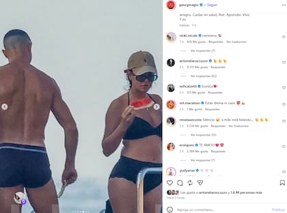 Anto Roccuzzo y Nicki Nicole, solo algunas de las mujeres argentinas que salieron a apoyar a Georgina Rodríguez