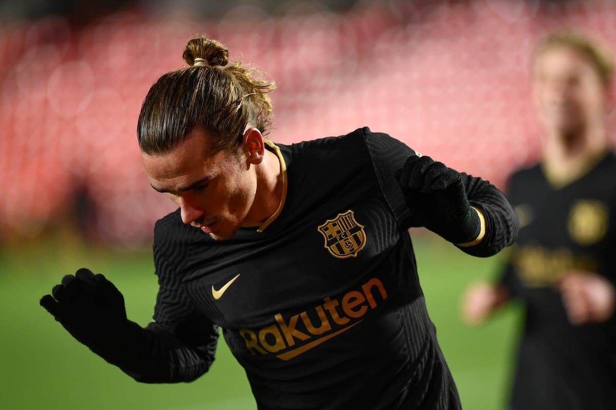 Antoine Griezmann comandará el ataque de Barcelona ante la ausencia de Messi
