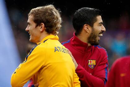 Antoine Griezmann y Luis Suarez