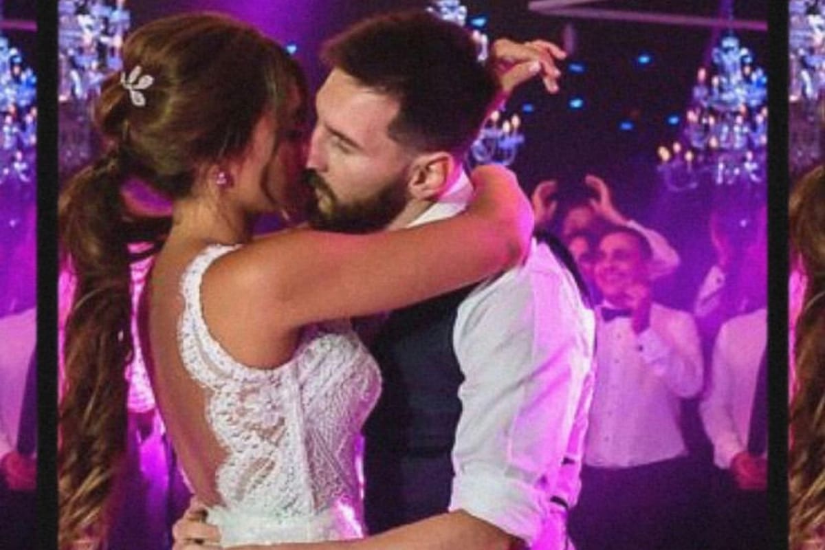 Antonela compartió también esta romántica postal con Leo