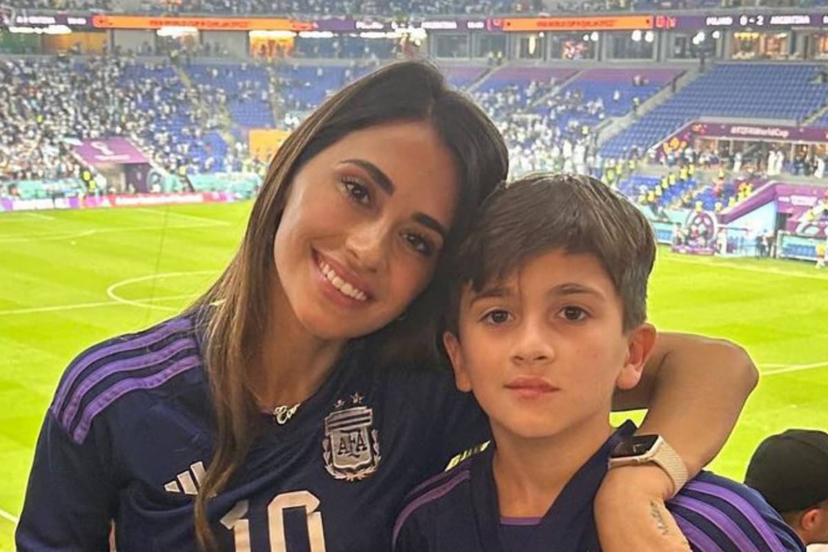 Antonela le dedicó un sentido mensaje a su hijo (Foto Instagram @antonelaroccuzzo)