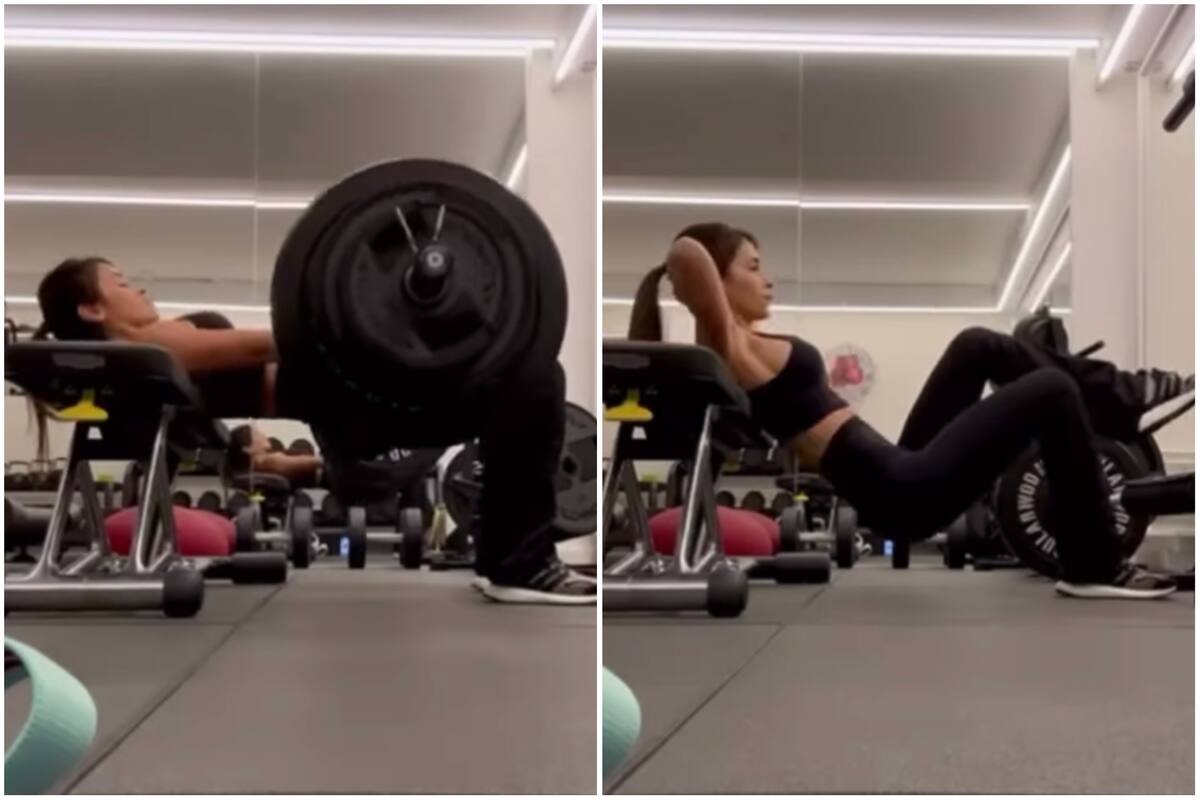 Antonela Roccuzzo compartió su exigente rutina de entrenamiento (Foto: Instagram @antonelaroccuzzo)