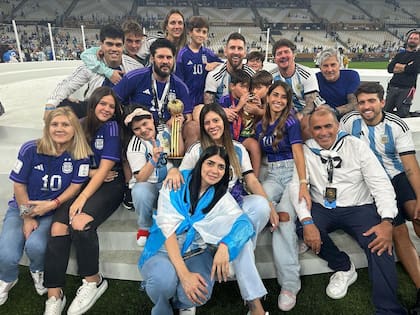 Antonela Roccuzzo compartió una serie de imágenes con relación al Mundial de Qatar en su cuenta de Instagram