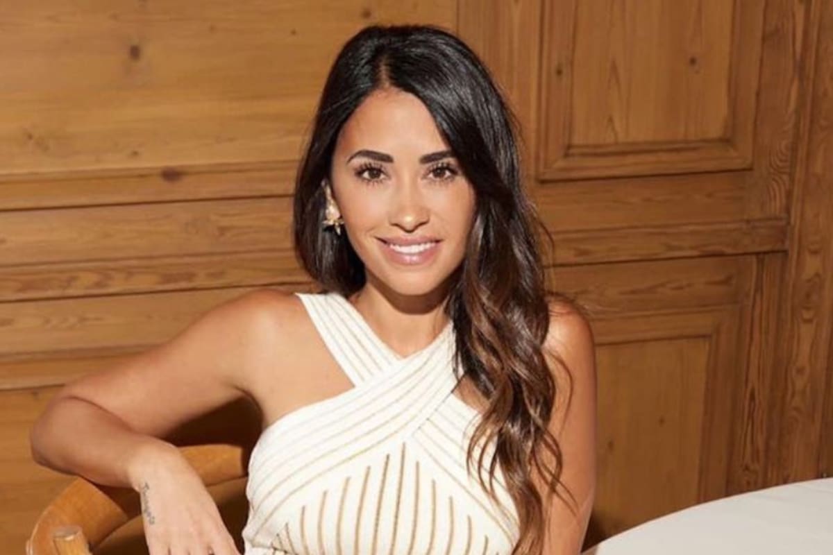Antonela Roccuzzo dejó entrever el fondo de pantalla de su celular y emocionó a los fans de Lionel Messi