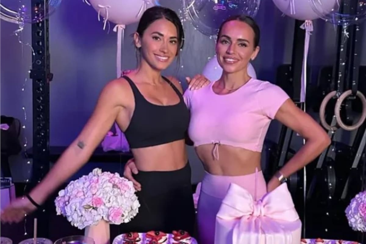Antonela Roccuzzo dio el presente en el cumpleaños de Romarey Ventura, esposa de Jordi Alba