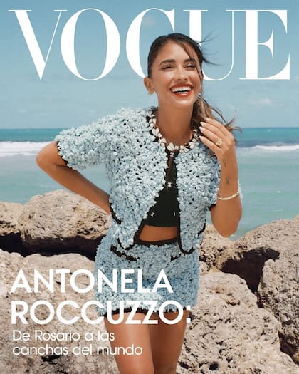 Antonela Roccuzzo fue tapa de Vogue