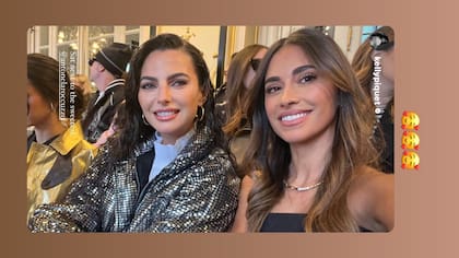 Antonela Roccuzzo junto a Kelly Piquet (Foto: Instagram/@antonelaroccuzzo)