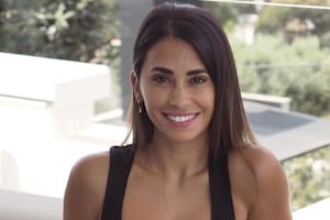 Antonela Roccuzzo llamó la atención de todos con un particular look de entrenamiento (Foto: Instagram/@antonelaroccuzzo)