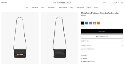Antonela Roccuzzo lució un bolso de la marca de Victoria Beckham