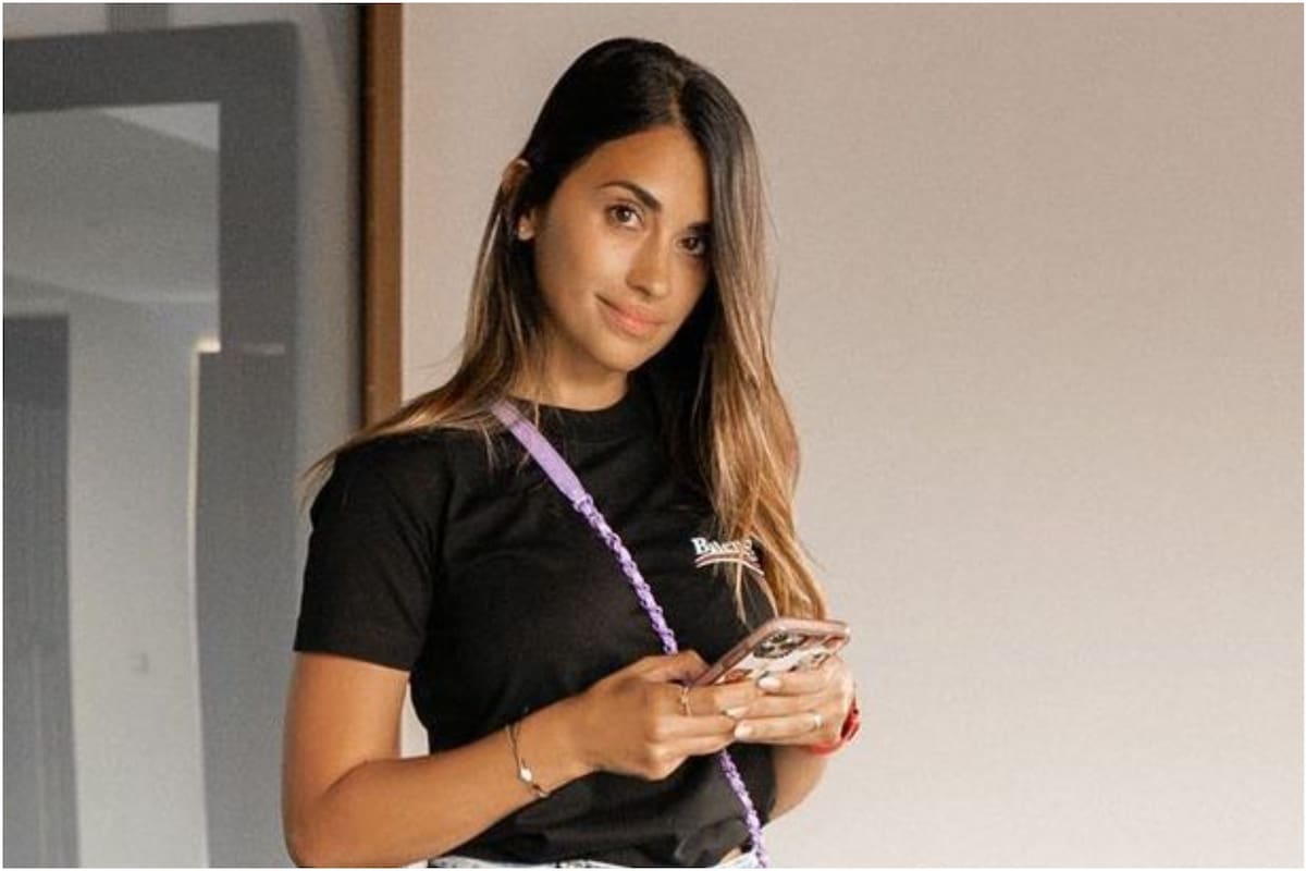 Antonela Roccuzzo salió de paseo por París mientras Leo Messi viaja con PSG por la Champions