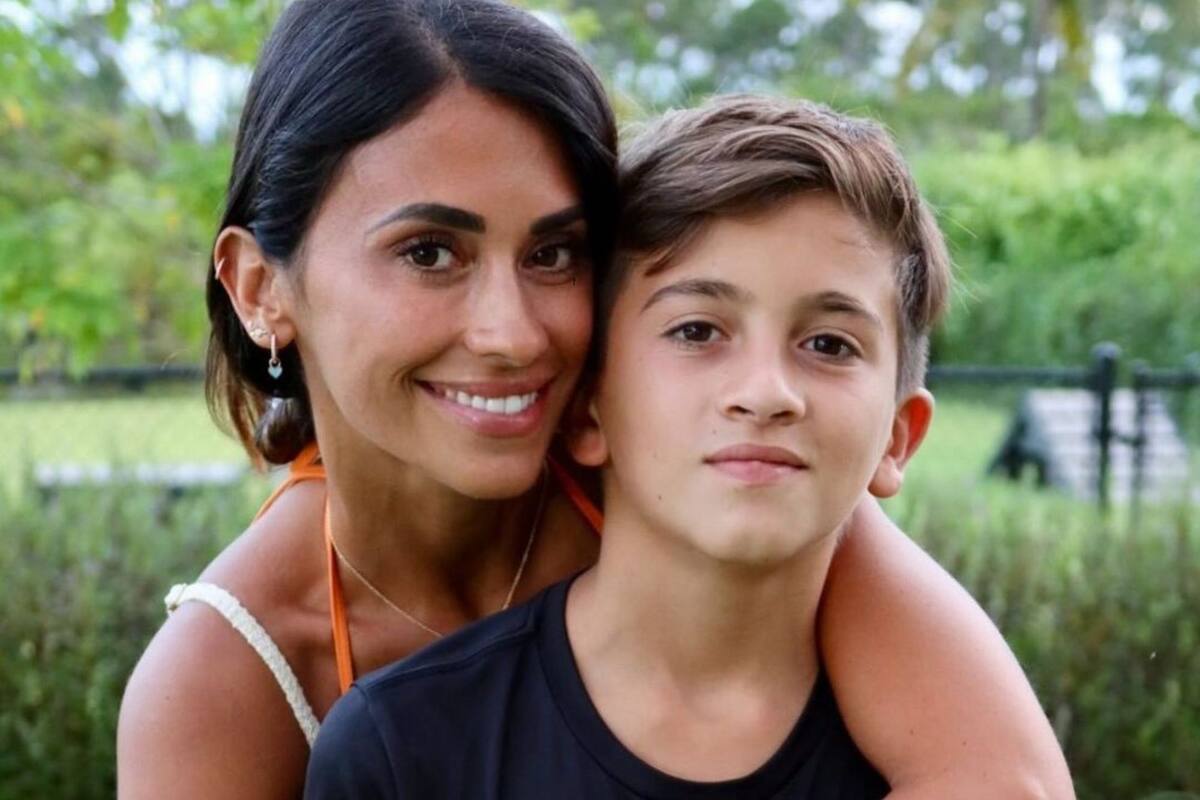 Antonela Roccuzzo saludó a su hijo Thiago por su cumpleaños y revolucionó las redes (Captura: Instagram @antonelaroccuzzo)