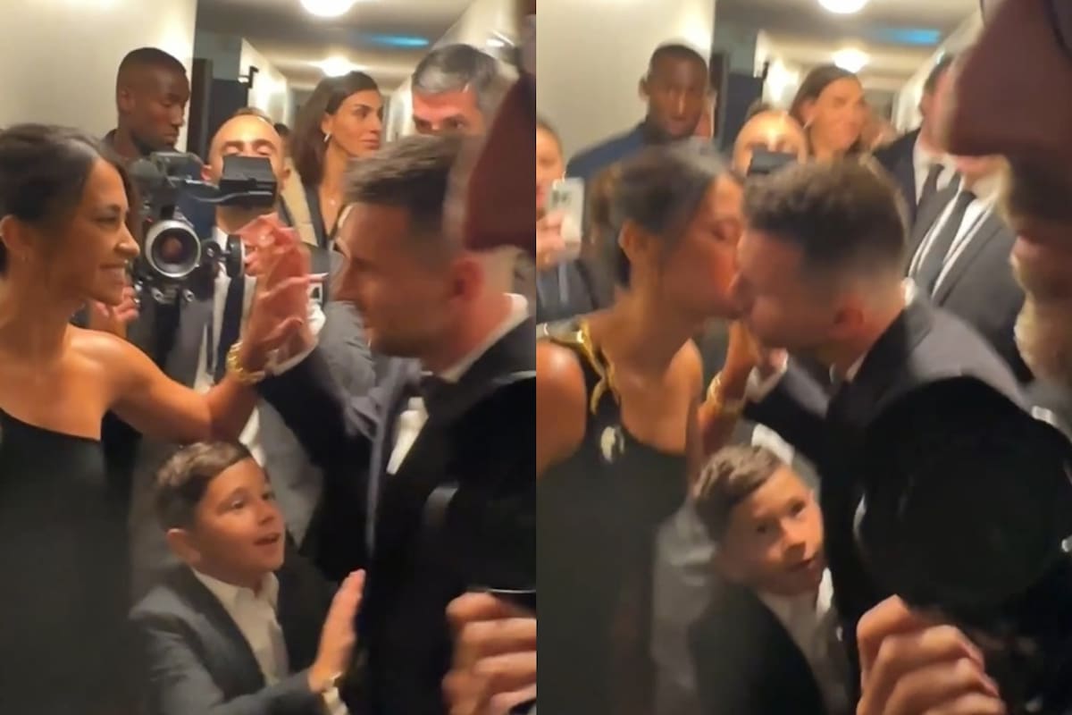 Antonela Roccuzzo sorprendió a Lionel Messi con un romántico gesto antes de la entrega del Balón de Oro