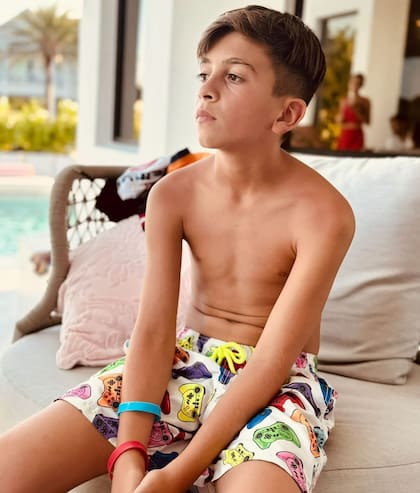 Antonela Roccuzzo sorprendió al mostrar cómo creció Thiago, el mayor de sus hijos (Captura: Instagram @antonelaroccuzzo)