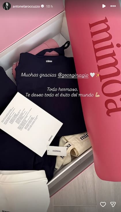 Antonela Roccuzzo sorprendió con su publicación dedicada al emprendimiento de Georgina Rodríguez