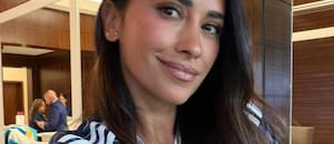 Antonela Roccuzzo mostró cómo se prepara para alentar a Messi en la final del Mundial