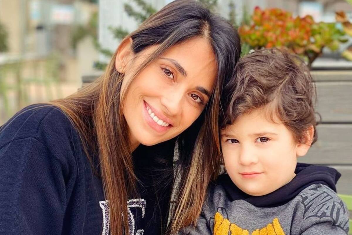 Antonela Roccuzzo y Ciro disfrutaron de una divertida salida
