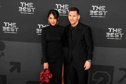 Antonela Roccuzzo y Lionel Messi, protagonistas en la gala de los premios The Best