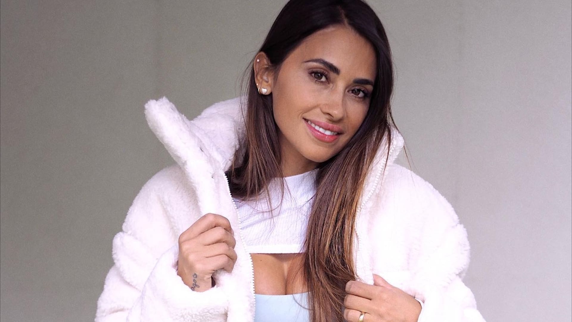Antonela Rocuzzo, hizo de su imagen su propia empresa. En la foto, como modelo de la marca Alo