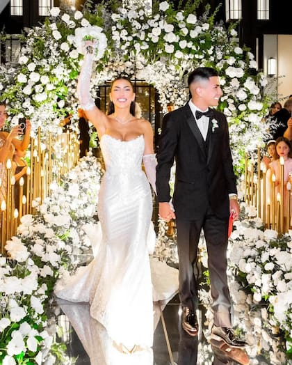 Antonella D’Alotta y Thiago Almada se casaron en 2024