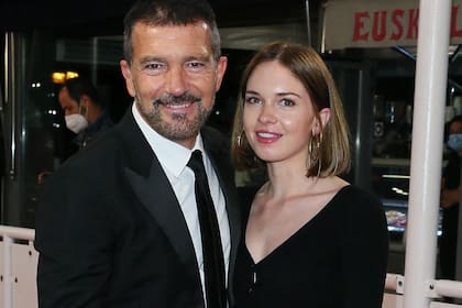 Antonio Banderas y Stella del Carmen Banderas durante el festival de San Sebastian, España, en 2021.
FPA / Full Picture Agency / Full Picture Agency via AFP