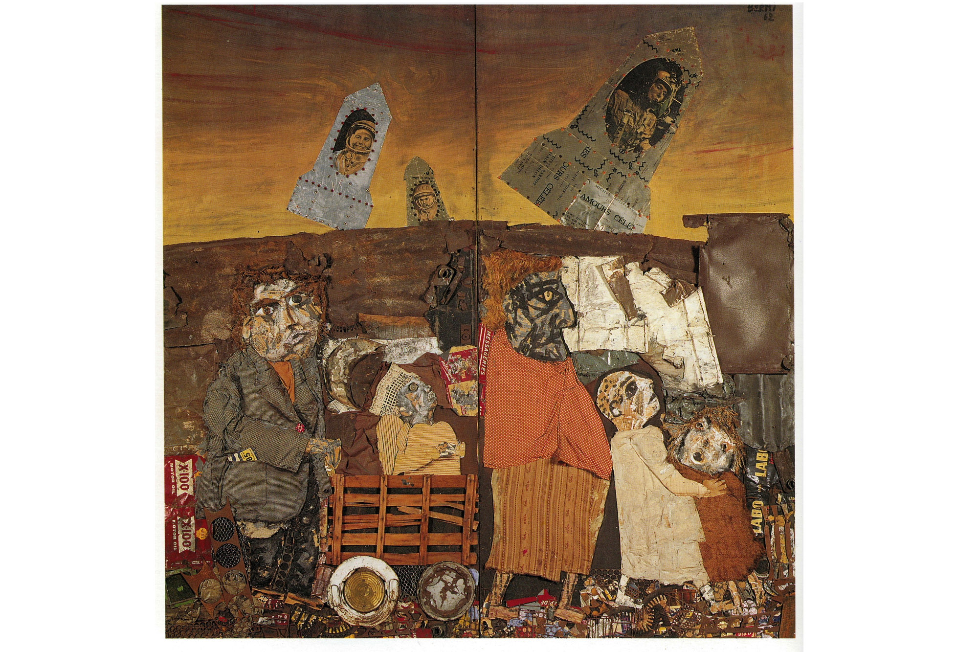 Juanito y los cosmonautas, Antonio Berni, 1962