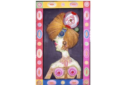 Ramona de fiesta, Antonio Berni, 1966