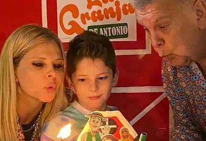 Antonio, el hijo de Luis Ventura y Fabiana Liuzzi, tiene 12 años (Foto: Instagram)