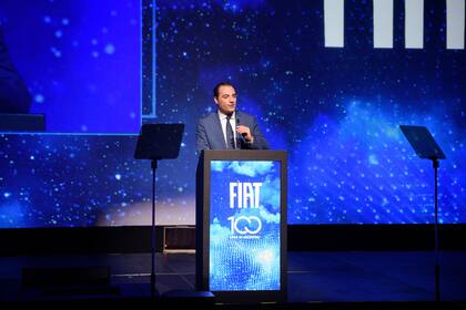 Antonio Filosa (ahora CEO de Stellantis) en los festejos por los 100 años de Fiat en la Argentina