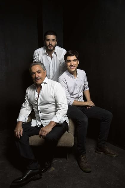 Junto a Marco Antonio Caponi y Agustín Sullivan, los otros dos "Sandros"