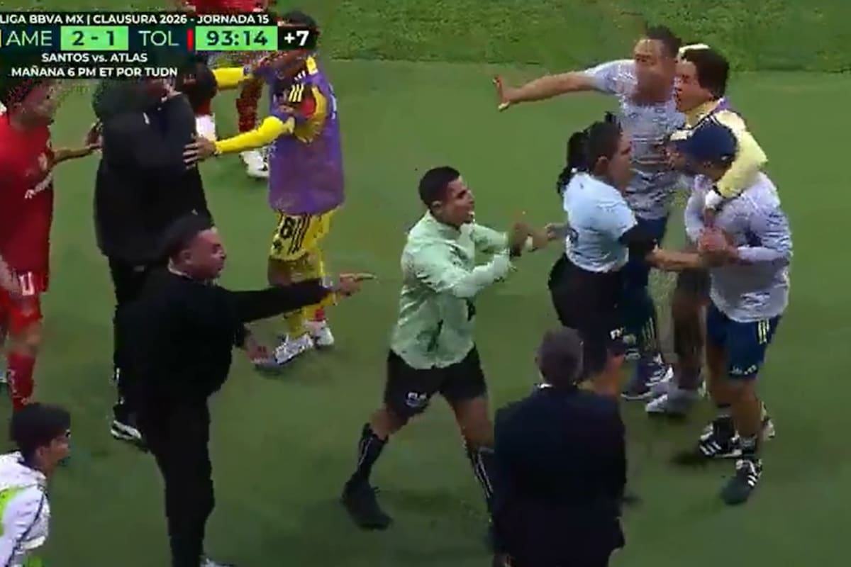 Antonio Mohamed y un final caliente en el partido que Toluca perdió ante América por 2-1, por el fútbol mexicano