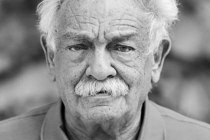 Antonio Seguí en Buenos Aires en 2020, cuando inauguró una muestra en una muestra en el Museo Nacional del Grabado