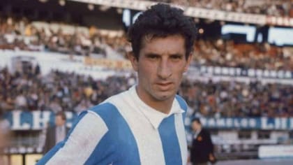 Antonio Ubaldo Rattin con la camiseta de la selección argentina