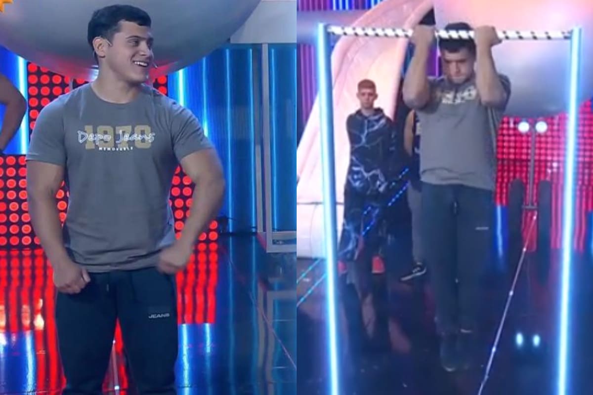 Antúnez la rompió en las dominadas y terminó ganando 90 mil pesos en Bienvenidos a Bordo