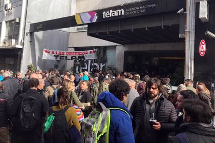 Durante la gestión de Cambiemos, cuando se anunciaron350 despidos en Télam