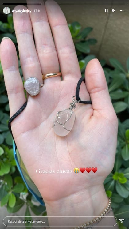 Anya Taylor-Joy agradeció el regalo de sus fans