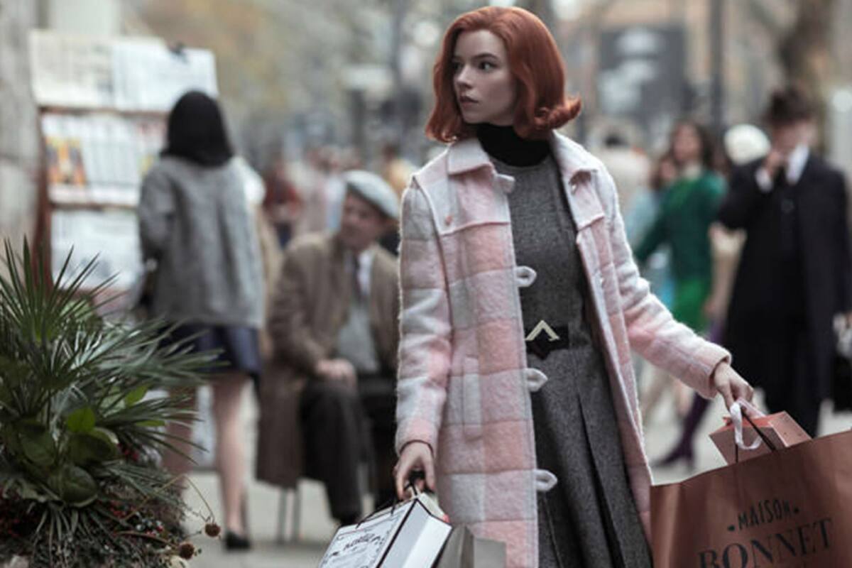 Anya Taylor-Joy en Gambito de Dama, una de las series más comentadas del año