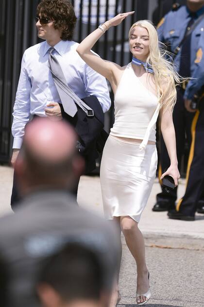 Anya Taylor-Joy, que vivió en Buenos Aires hasta los 6 años, siguió a la albiceleste con su marido, Malcolm McRae